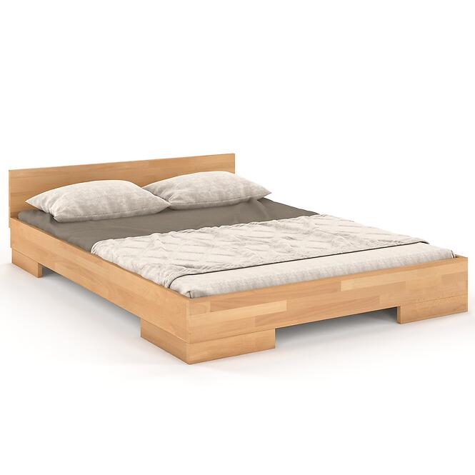 Posteľ drevená  buk Skandica Spectrum nízka 120x200 prírodná