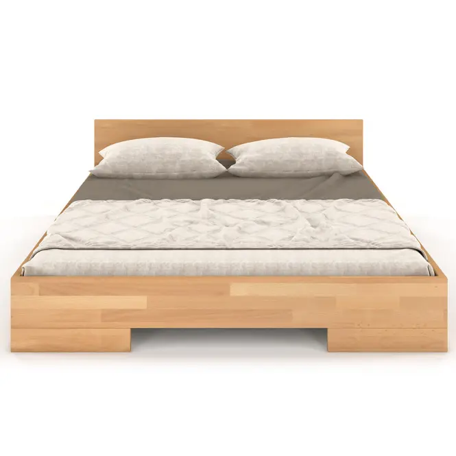 Posteľ drevené  buk Skandica Spectrum Nízka 140x200 prírodná