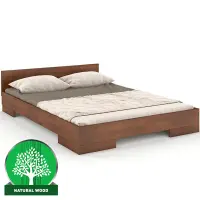 Posteľ drevené  buk Skandica Spectrum Nízka 160x200 orech