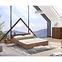 Posteľ drevené  buk Skandica Spectrum Nízka 160x200 orech,5