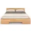 Posteľ drevené  buk Skandica Spectrum Nízka 180x200 prírodná,4