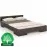 Posteľ drevené  buk Skandica Spectrum Nízka 180x200 Palisander