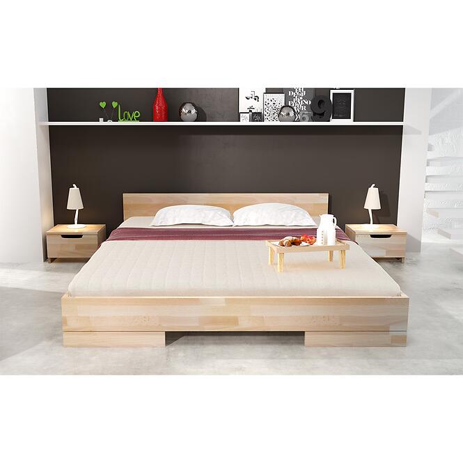 Posteľ drevené  buk Skandica Spectrum Nízka 200x200 prírodná