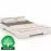 Posteľ drevené  buk Skandica Spectrum Nízka 200x200 Biely