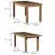 Rozkladací stôl ST28 140/180x80cm dub artisan,3