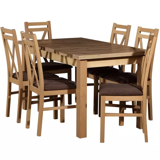 Rozkladací stôl ST28 140/180x80cm dub artisan,4