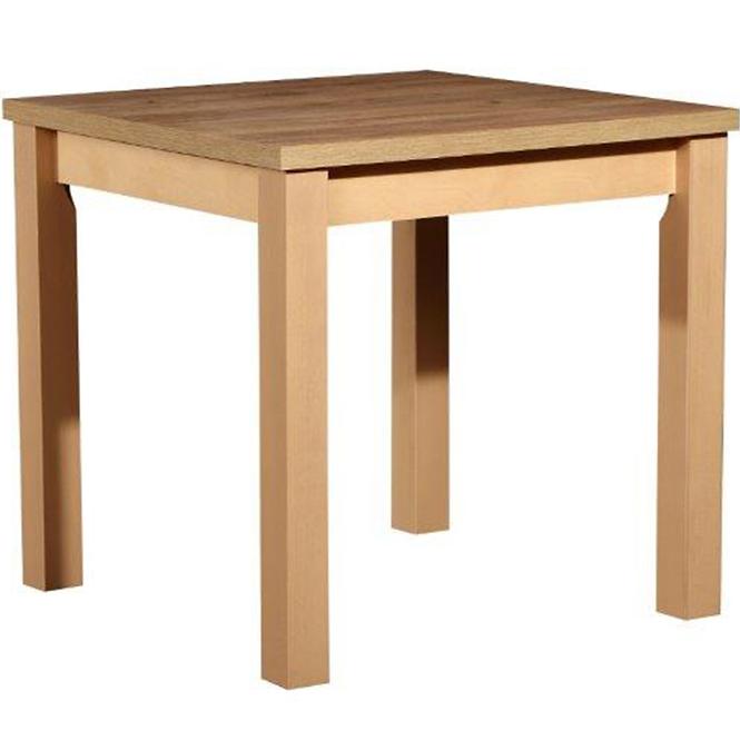 Jedálenský stôl ST44 80x80 dub wotan