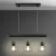 Luster 15326-3NB Čierna LW3