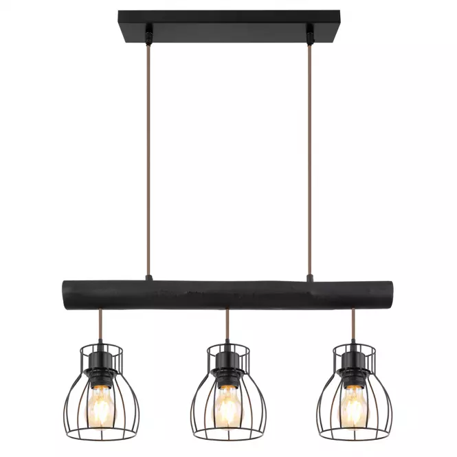 Luster 15326-3NB Čierna LW3