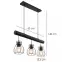 Luster 15326-3NB Čierna LW3,4