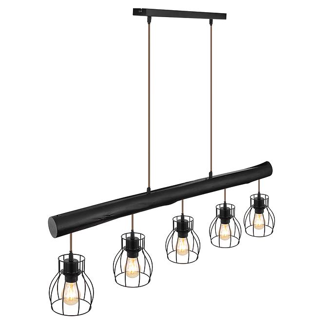 Luster 15326-5NB Čierna LS5