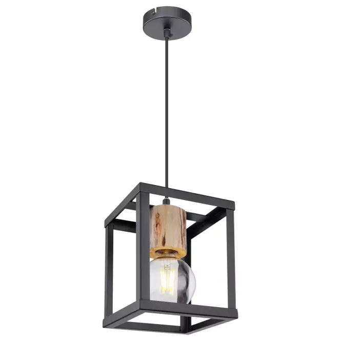 Luster 15476H Čierno-zlatá LW1