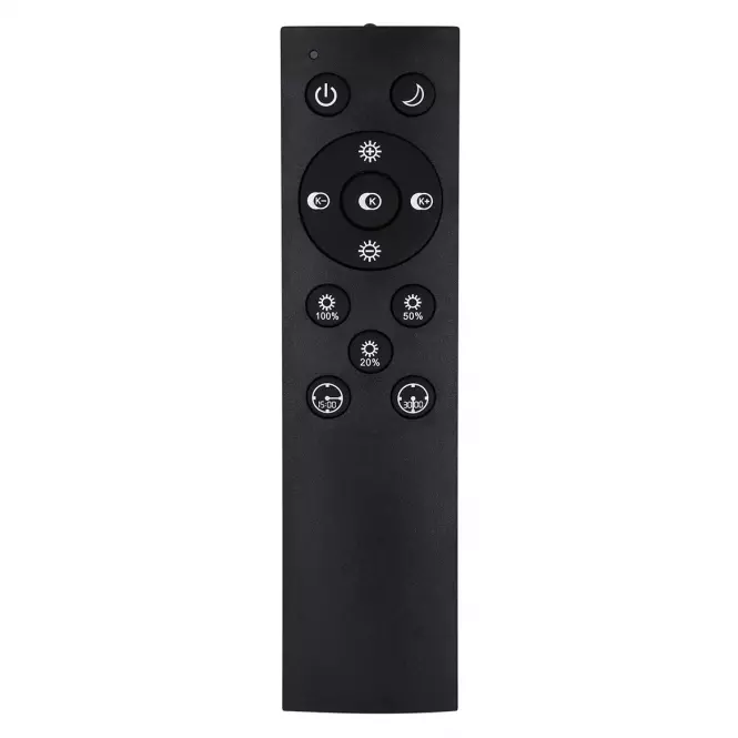 Luster LED 67247-58 Čierna + diaľkové ovládanie