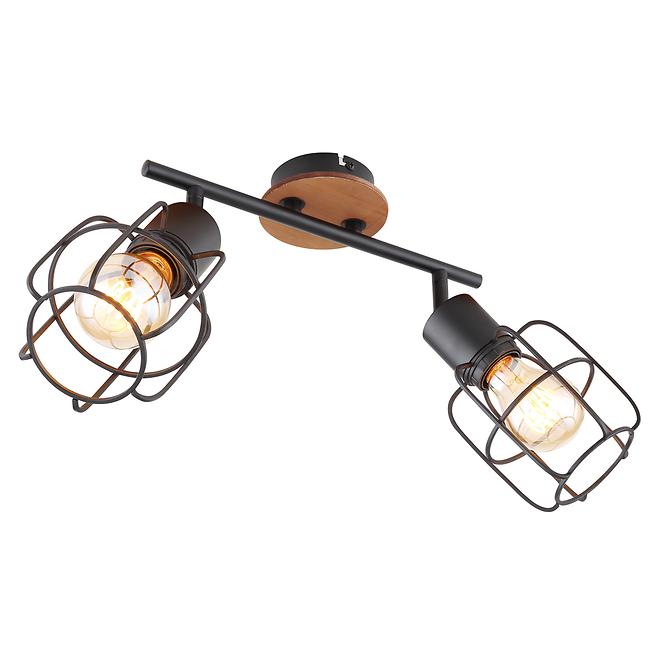 Luster 54037-2 Čierna a hnedá LS2