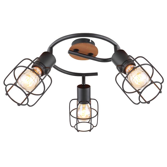 Luster 54037-3 Čierna a hnedá LS3