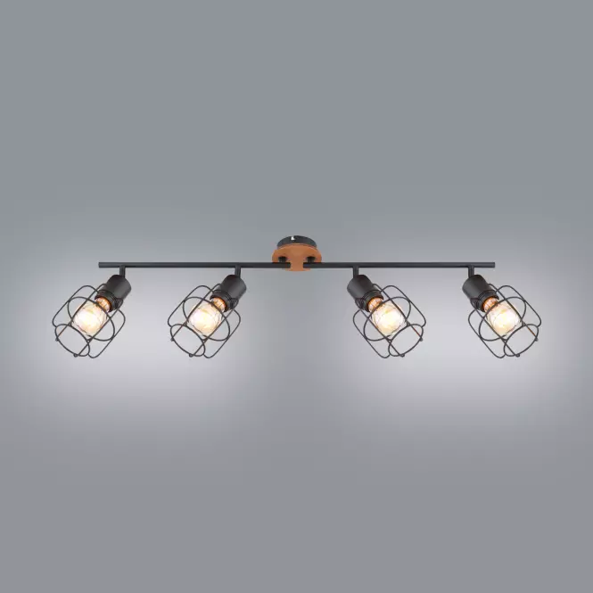 Luster 54037-4 Čierna a hnedá LS4