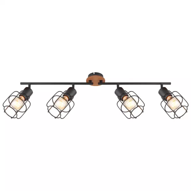 Luster 54037-4 Čierna a hnedá LS4