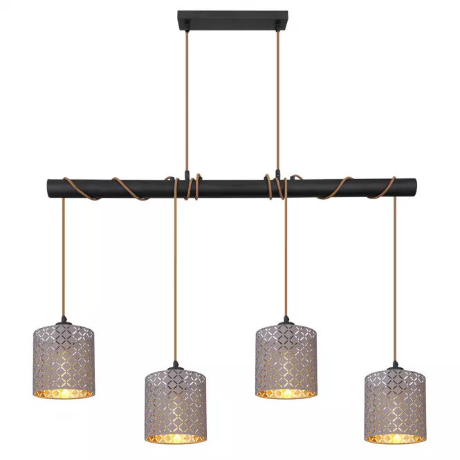Luster 15584-4H1 Sivo-zlatá LW4,3