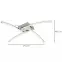 Luster 67169-24IP Strieborná PL4,3