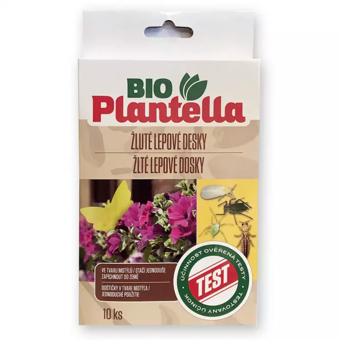 BIO PLANTELLA lepové dosky MOTÝĽ 10ks