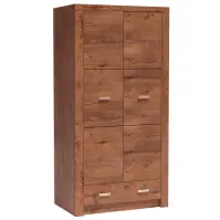 Skriňa Indianapolis I1 96 cm - jaseň svetlý, dvojdverová, zásuvka