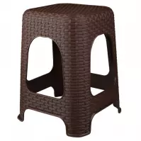 Taburetka Rattan hnedá 