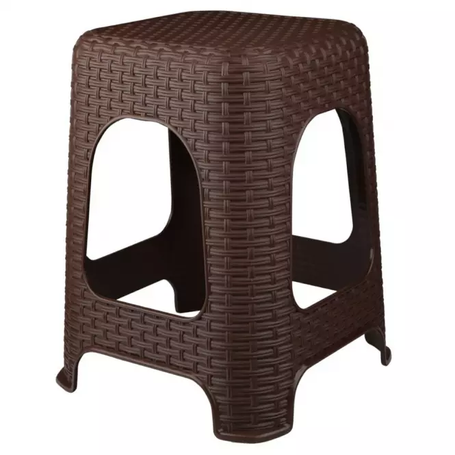 Taburetka Rattan hnedá 
