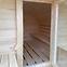 Exteriérová sudová sauna s terasou 2,4 m + pec Harvia,5