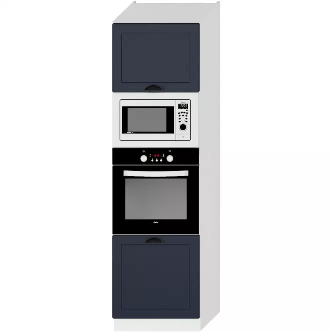 Kuchynská skrinka Adele D60pk Mv 2133 Pl granát Mat/Biely