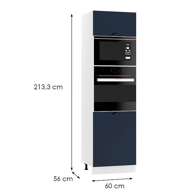Kuchynská skrinka Adele D60pk Mv 2133 Pl granát Mat/Biely,2