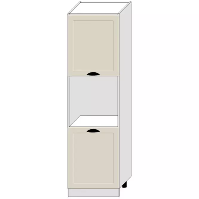 Kuchynská skrinka Adele D60pk 2133 Pl Coffe Mat/Biely