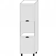 Kuchynská skrinka Adele D60pk 2133 Pl Šedá Mat/Biely