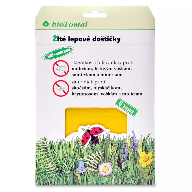 Lepové Doštičky Žlté 6ks Biotomal