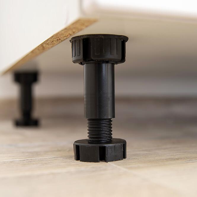 Kuchynská skrinka Adele W60/68 Slim Pl s digestorom čierna G,8