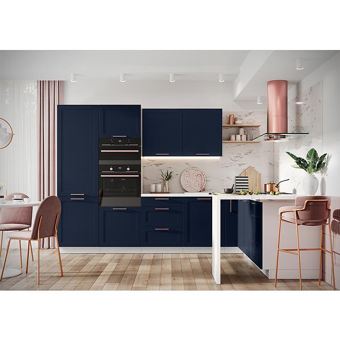 Kuchynská skrinka Adele W60/68 Slim Pl s čiernym digestorom G