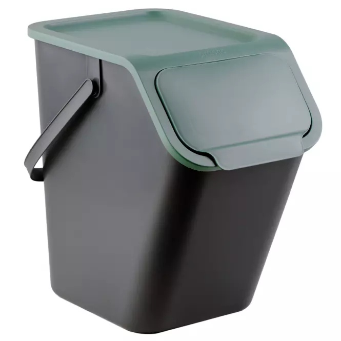 Zelená odpadkový kôš, 25l