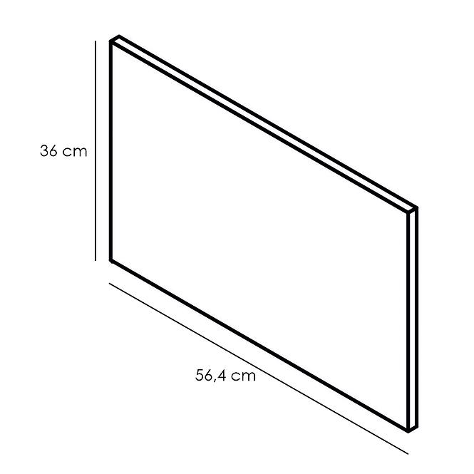 Panel bočný Adele 360x564 granát Mat