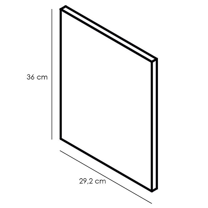 Panel bočný Adele 360x304 granát Mat