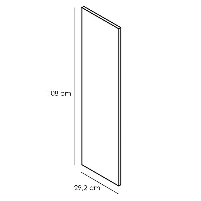 Panel bočný Adele 1080x304 granát Mat