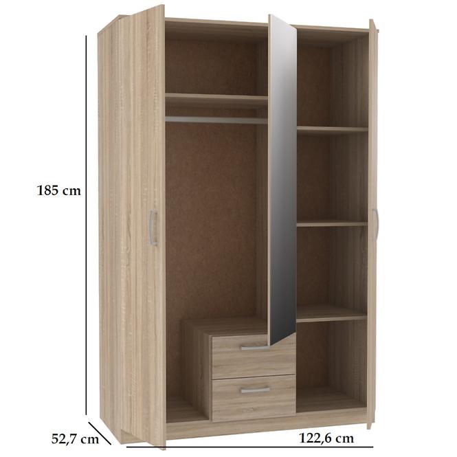 Skriňa Niko NIKS82 123 cm 042025