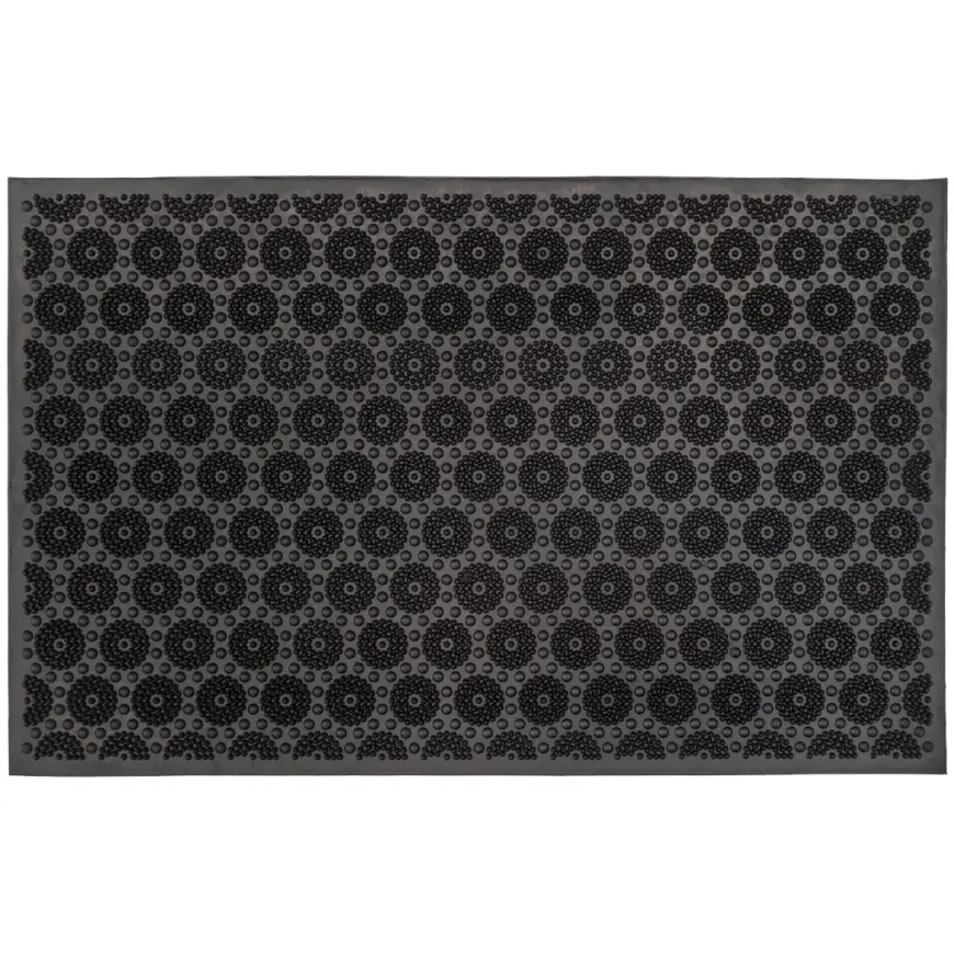 Rohožka  Pin Mat 58x36,5 cm kolieska čierna
