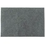 Rohožka  textile 45x70 šedý list