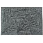 Rohožka  textile 45x70 šedý list