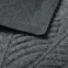 Rohožka  textile 45x70 šedý list,2