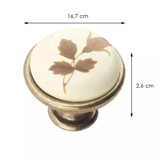 Rukoväť porcelán Gp19-G00ab-Mkl-2