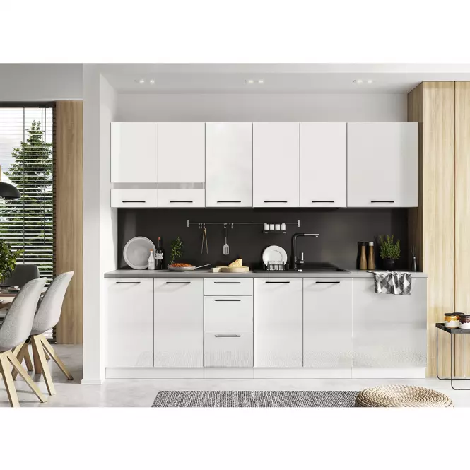 Skrinka do kuchyne Bono D60lo 2133 Pl 2fr Biela Alaska/Bia