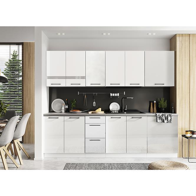 Skrinka do kuchyne Bono W60/68 Slim Pl s Digestor striebro B