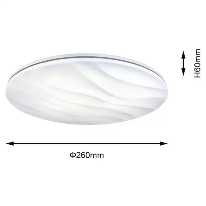 Stropnica Wave EK76713  11W 4000K PL1,2