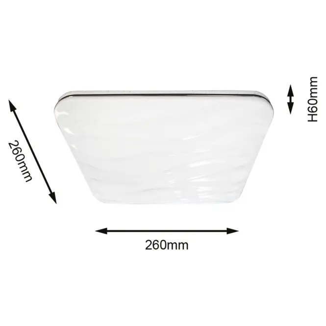 Stropné LED svietidlo prisadené Wave KW EK76719 13W 4000K PL1