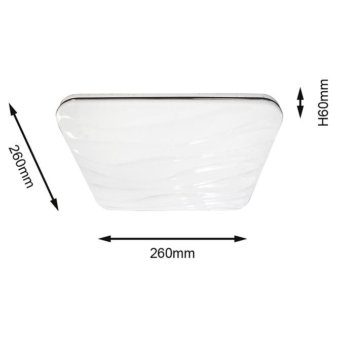 Stropné LED svietidlo prisadené Wave KW EK76719 13W 4000K PL1,2